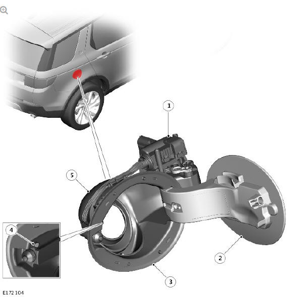 Fuel flap latch