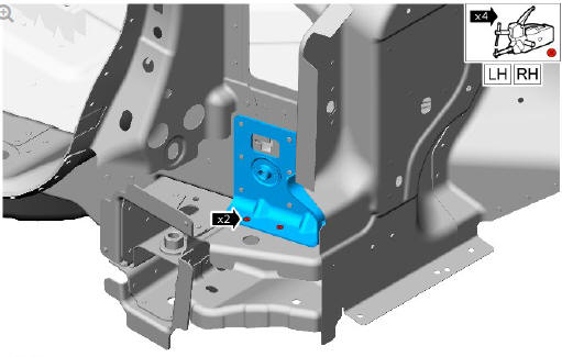 Rear end sheet metal repairs back panel inner (G1770945) - Installation