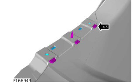 Front bumper cover (G1780369) - Removal 