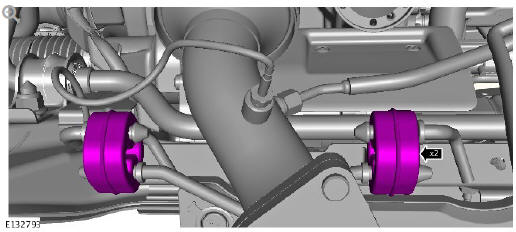 Uni-body, subframe and mounting system front subframe (G2028440) - Removal 