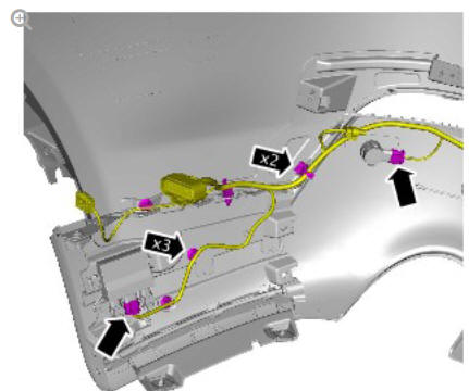 Rear bumper cover (G1780371) removal and installation