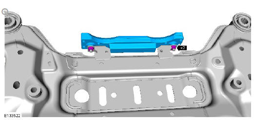Uni-body, subframe and mounting system front subframe (G2028440) - Removal 