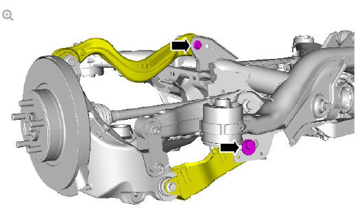 Uni-body, subframe and mounting system rear subframe - AWD (G1779461) - Installation