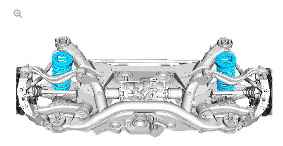 Uni-body, subframe and mounting system rear subframe - AWD (G1779461) - Installation
