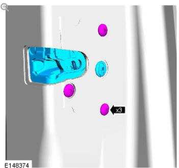 Front door latch (G1791773) removal and installation