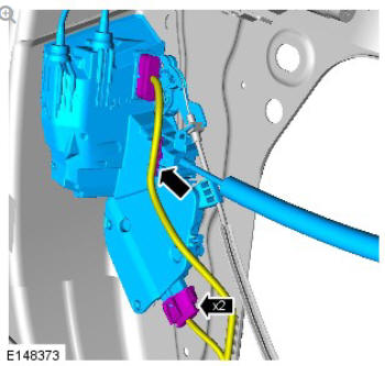 Front door latch (G1791773) removal and installation