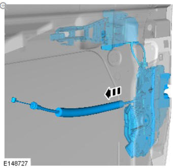 Front door latch (G1791773) removal and installation