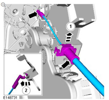 Front door latch (G1791773) removal and installation