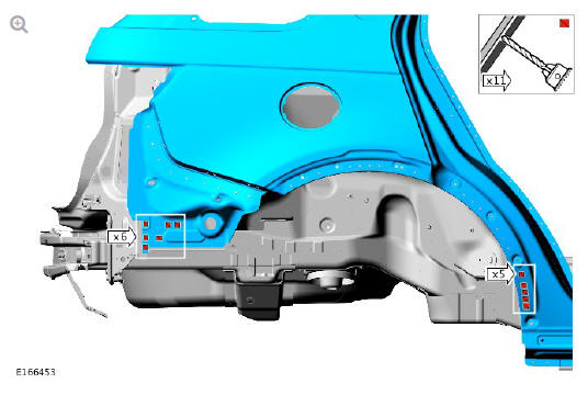 Side panel sheet metal repairs side panel (G1770901) - Installation
