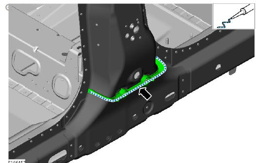 Side panel sheet metal repairs side panel (G1770901) - Installation