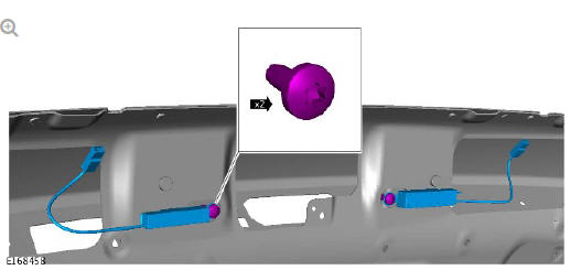 Body closures liftgate (G1785717) removal and installation