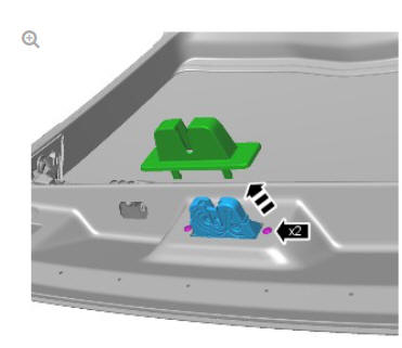 Body closures liftgate (G1785717) removal and installation