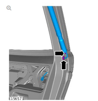 Body closures liftgate (G1785717) removal and installation