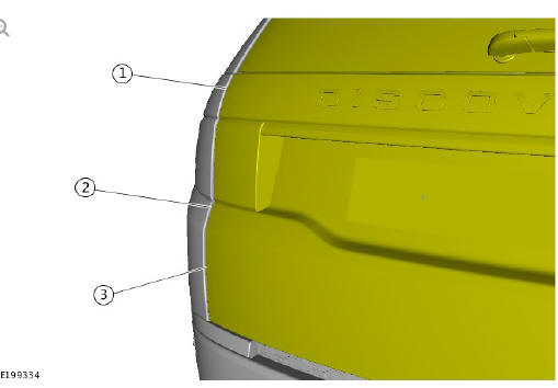 Body closures liftgate (G1785717) removal and installation