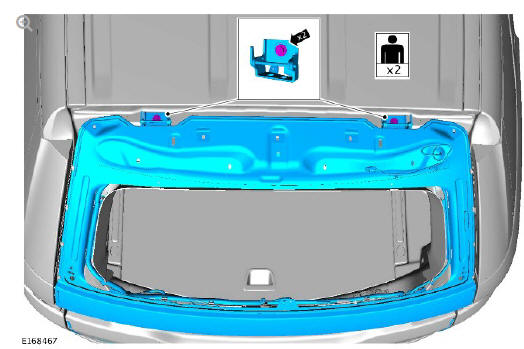 Body closures liftgate (G1785717) removal and installation