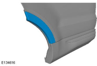 Body closures rear door (G1785718) removal and installation
