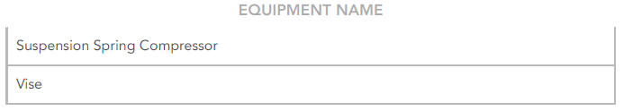 GENERAL EQUIPMENT