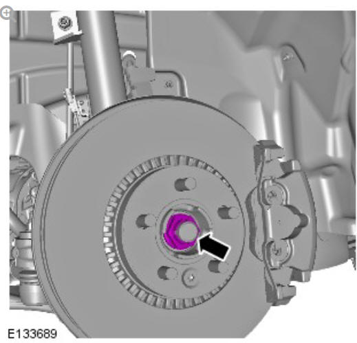 Front suspension wheel knuckle (G1778608) - Removal