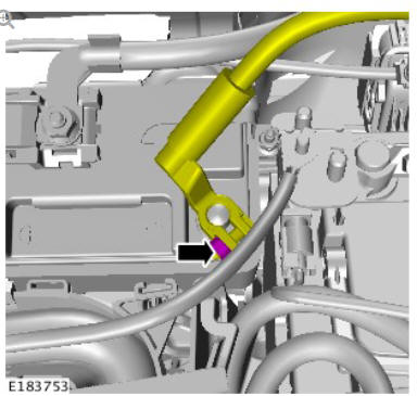 Auxiliary battery (G1913471) removal and installation