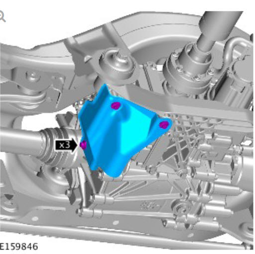 Rear drive axle_differential - vehicles with- active driveline differential control module (G1781294) removal and installation