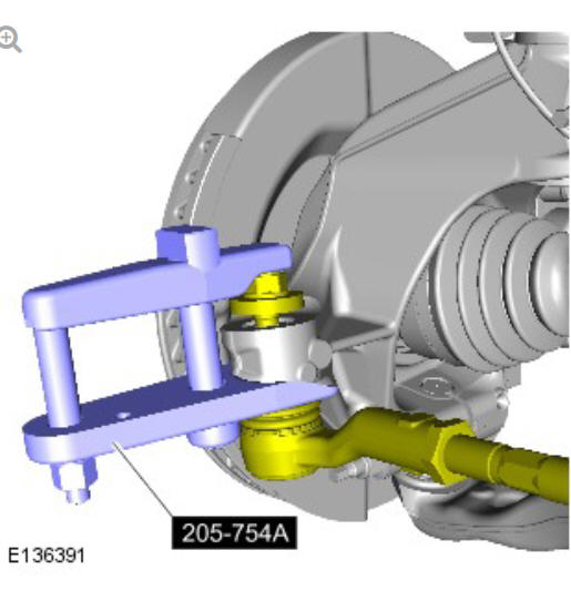 Front suspension wheel knuckle (G1778608) - Removal