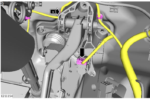 Hydraulic brake actuation brake pedal and bracket (G2164230) removal and installation