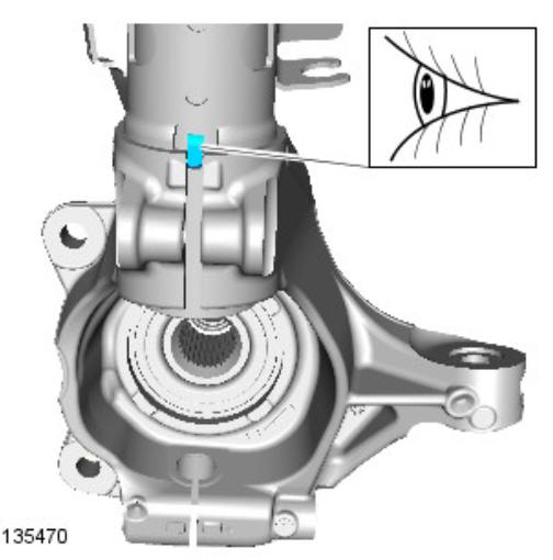 Front suspension wheel knuckle (G1778608) - Removal