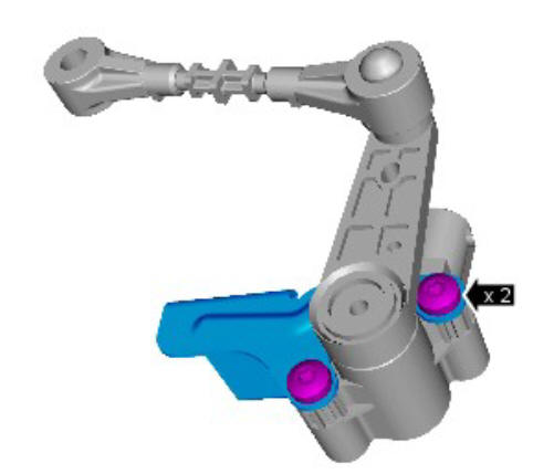 Vehicle dynamic suspension front suspension height sensor (G1426750) Removal and installation