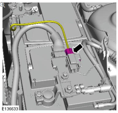 Battery (G1774714) removal and installation