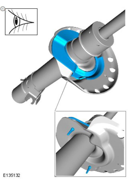 Front suspension front shock absorber (G1779642) - Installation
