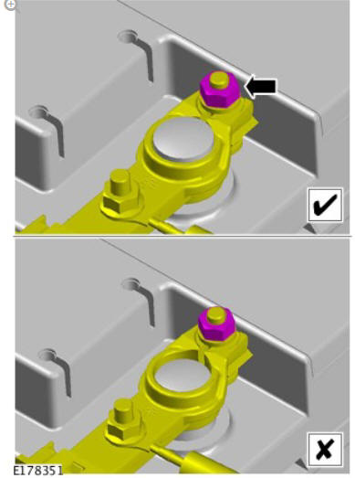 Battery (G1774714) removal and installation