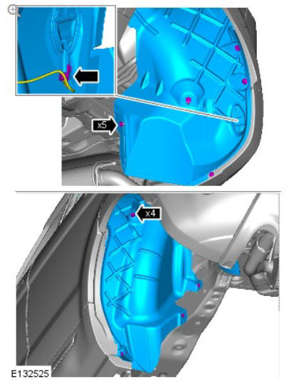 Auxiliary climate control evaporator and blower motor assembly (G1817039) removal and installation