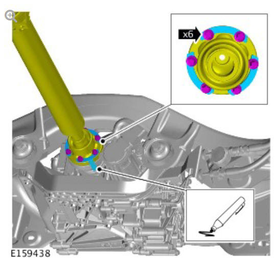 Driveshaft - ingenium i4 2.0l diesel, vehicles with- active driveline (G1890848) - Installation