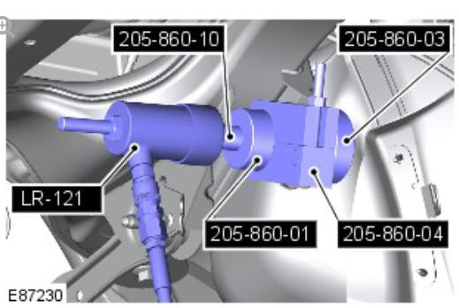 Rear drive axle_differential - vehicles with- active driveline differential front bushing (G1781299) removal and installation