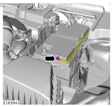 Battery (G1774714) removal and installation