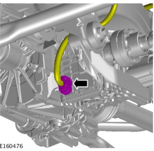 Rear drive axle_differential - vehicles with- active driveline differential control module (G1781294) removal and installation