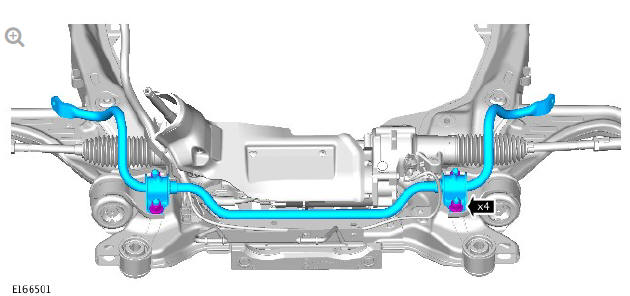Power steering steering gear (G1778594) Removal and installation