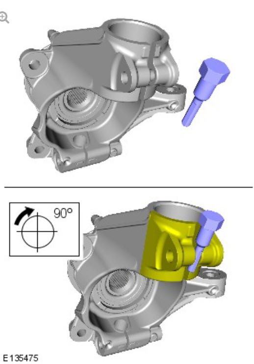 Front suspension wheel knuckle (G1778608) - Installation