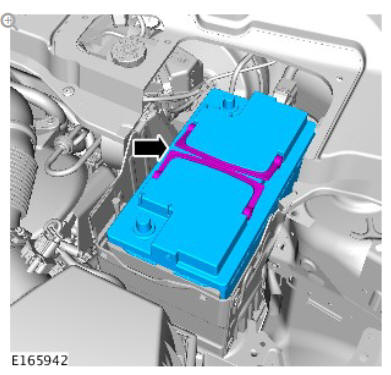 Battery (G1774714) removal and installation