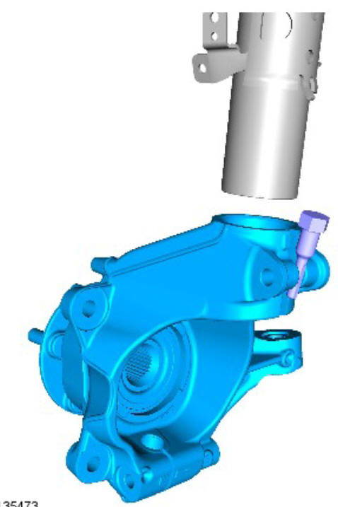 Front suspension wheel knuckle (G1778608) - Installation
