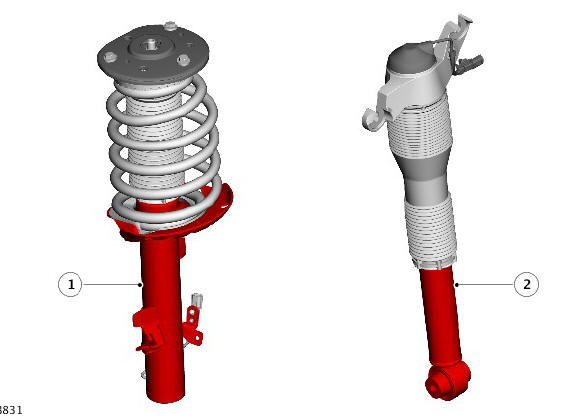 Adaptive shock absorbers