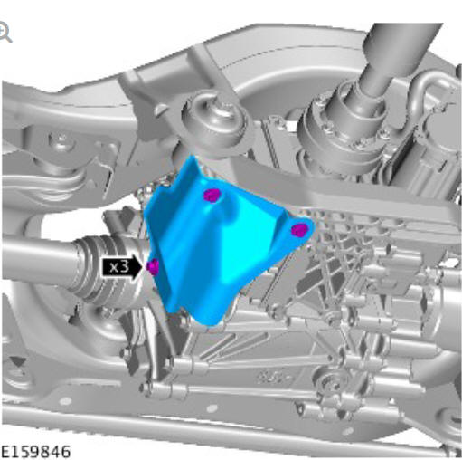 Driveshaft - ingenium i4 2.0l diesel, vehicles with- active driveline (G1890848) - Installation