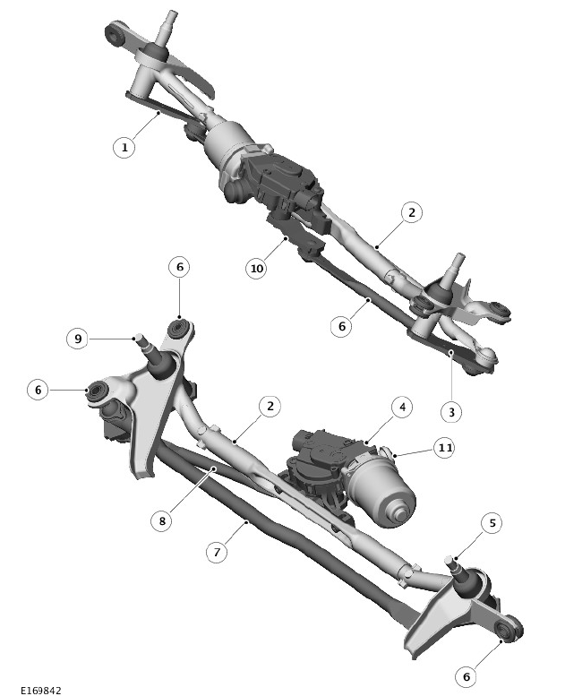 Windshield Wiper Linkage