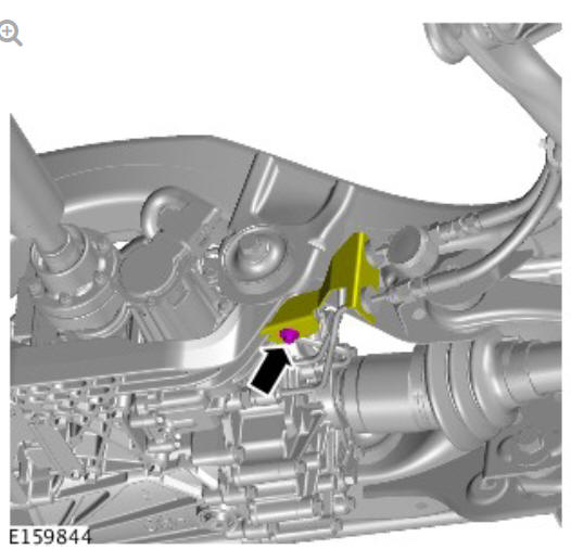 Rear drive axle_differential - vehicles with- active driveline rear drive unit actuator (G1781295) removal and installation