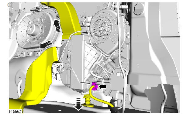 Auxiliary climate control evaporator and blower motor assembly (G1817039) removal and installation