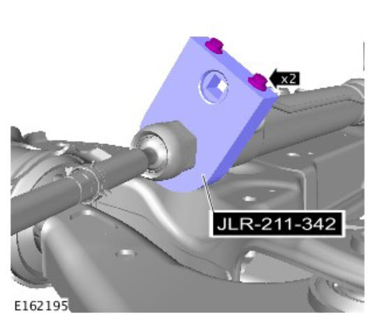 Steering linkage tie rod (G1788230) removal and installation
