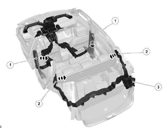 Air Conditioning Layout with Optional Auxiliary Rear Air Conditioning Unit