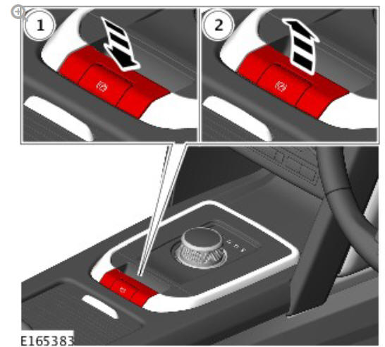 Electric park brake switch