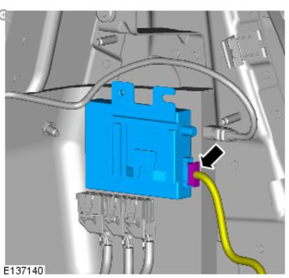 Auxiliary climate control fuel fired booster heater receiver unit (G1429610) removal and installation