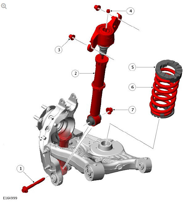 Spring and shock absorber